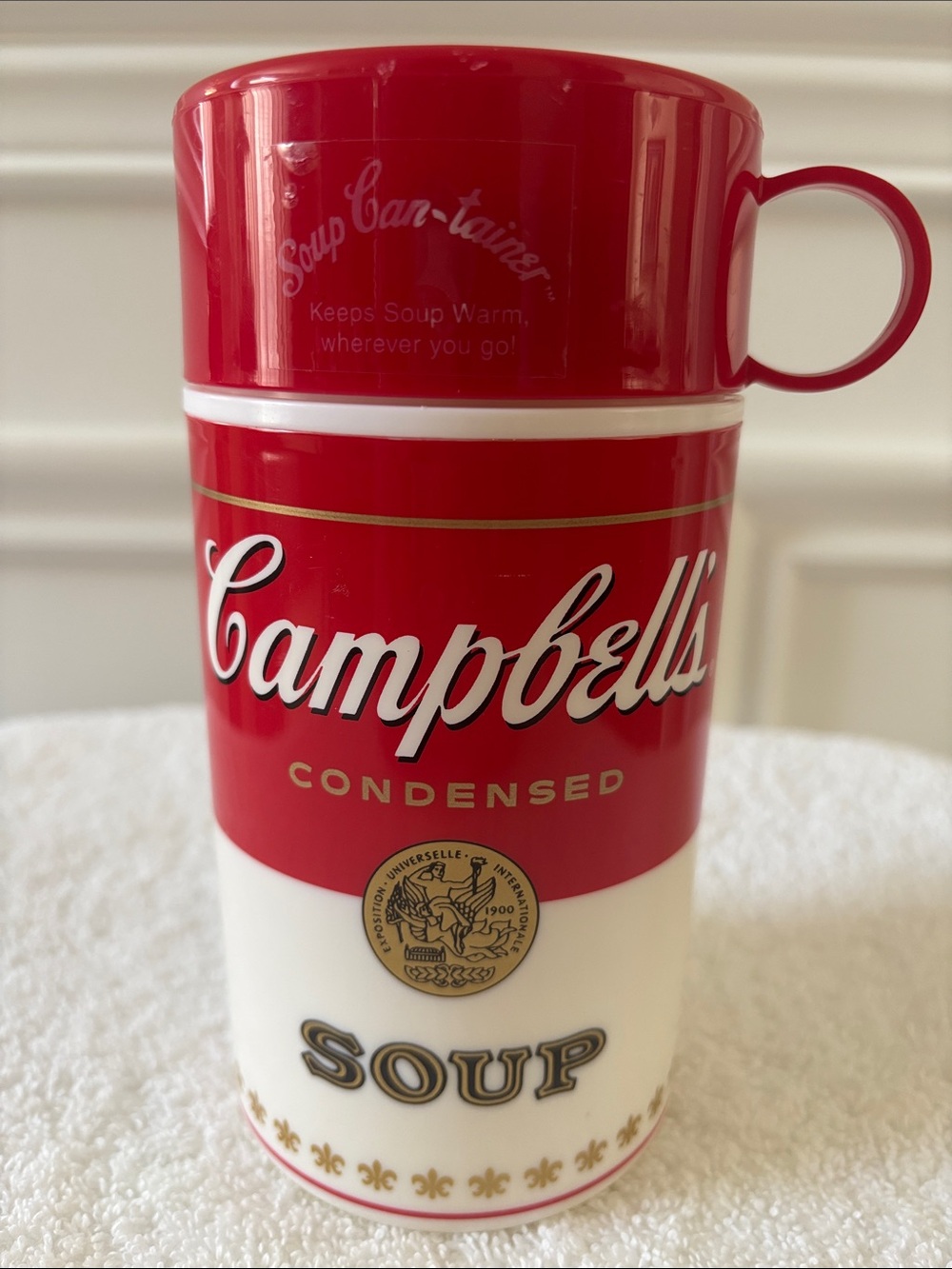 Cambell’s Red & White Condensed Soup Container - Keeps Soup Warm